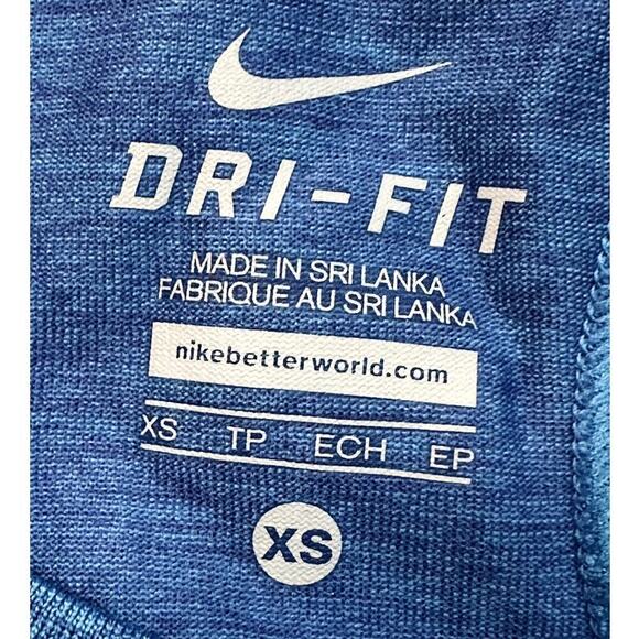 Bundle Lot Of 2 Nike Neon Green Blue Athletic Active Workout Yoga Tank Top Sz XS - Picture 7 of 9